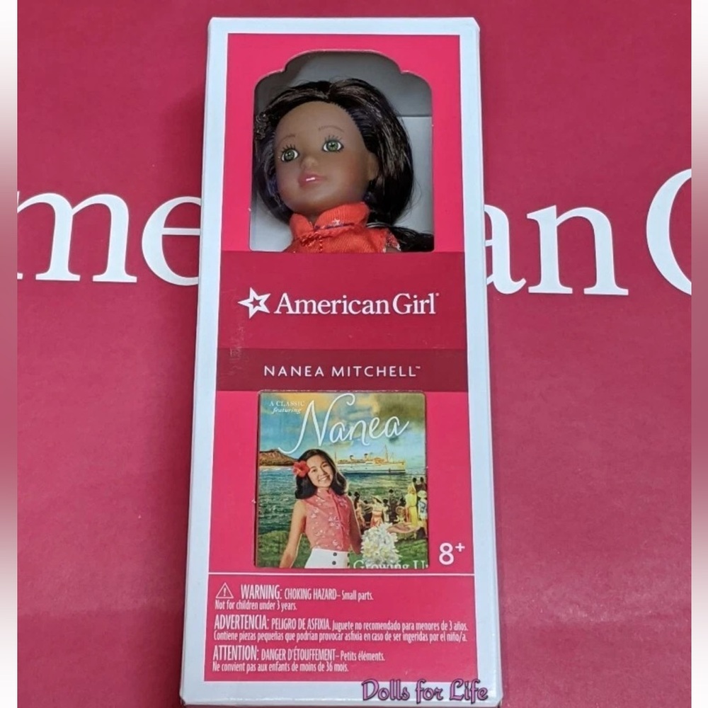 American Girl Doll Mini Nanea with Book 
NEW!! 6.5"